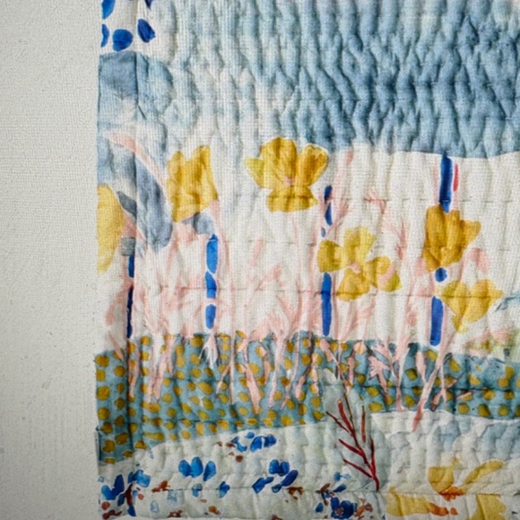 Anthropologie Rosalind Printed Cotton Voile Quilt- - Picture 2 of 4